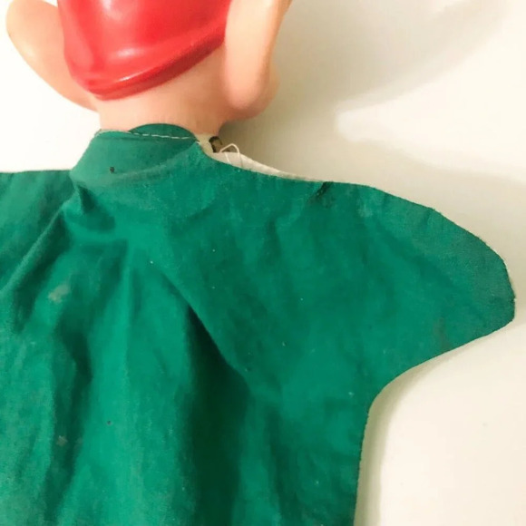 Vintage Walt Disney Productions Dopey Snow White Dwarfs Hand Puppet Japan Flaws - Picture 15 of 16